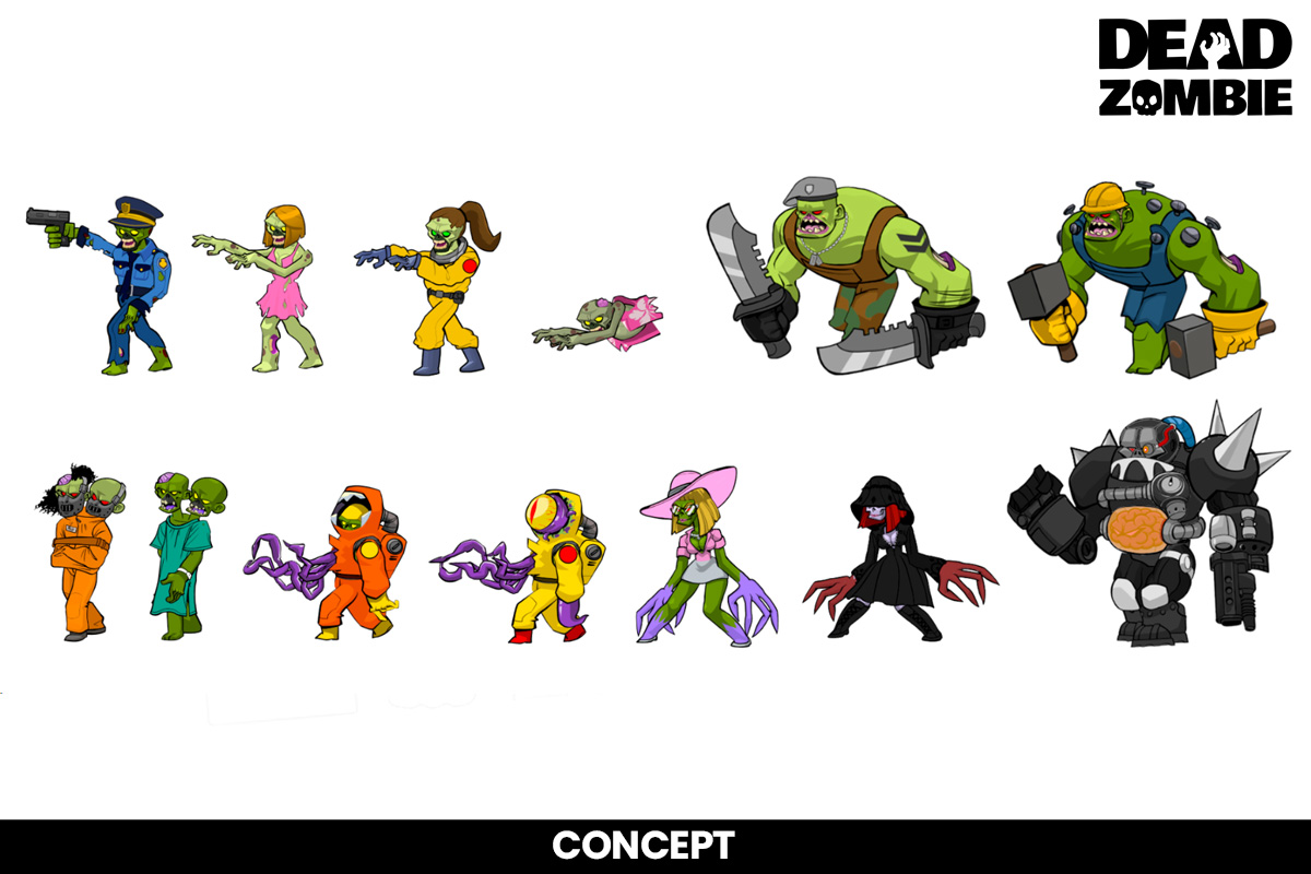 GFAL_Zombie's tweet photo. Survivors! Dead Zombie Command has just received new concept visuals of potential zombie threats. These are early concepts, but they are shaping up to be a great next wave of undead threats. https://t.co/Fam6tPZwRy