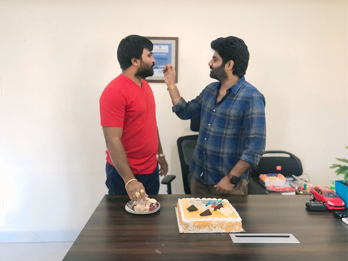 Kumar Raza Producer (@kumarraja423) on Twitter photo "Wishing a very happy birthday to my dear brother, the young and dynamic, very talented director <a href="/DirVijayK/">Vijay Kanakamedala</a> "Wishing a very happy birthday to my dear brother, the young and dynamic, very talented director <a href="/DirVijayK/">Vijay Kanakamedala</a>
