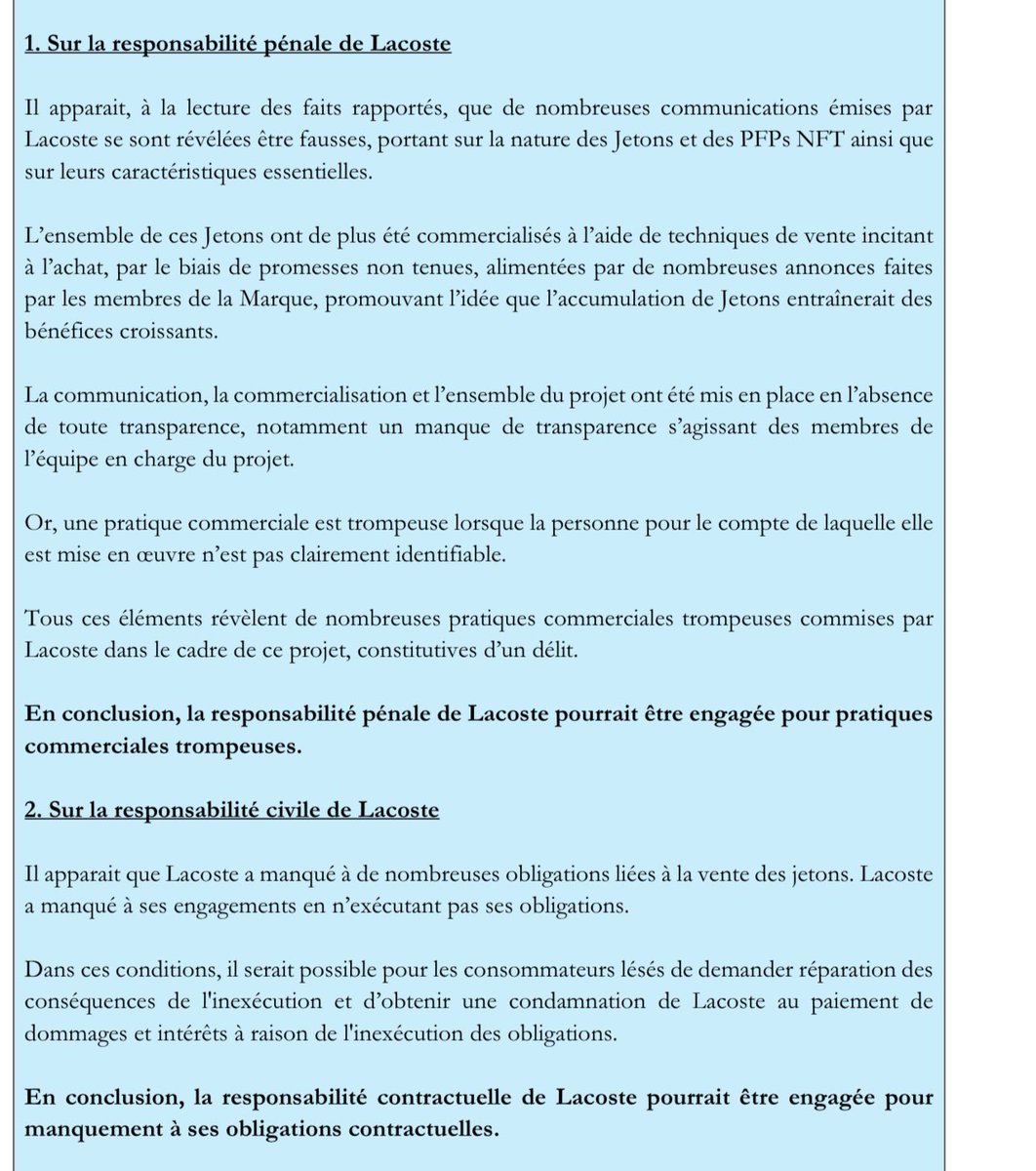 Fv20000's tweet image. Lacoste will have to take responsibility