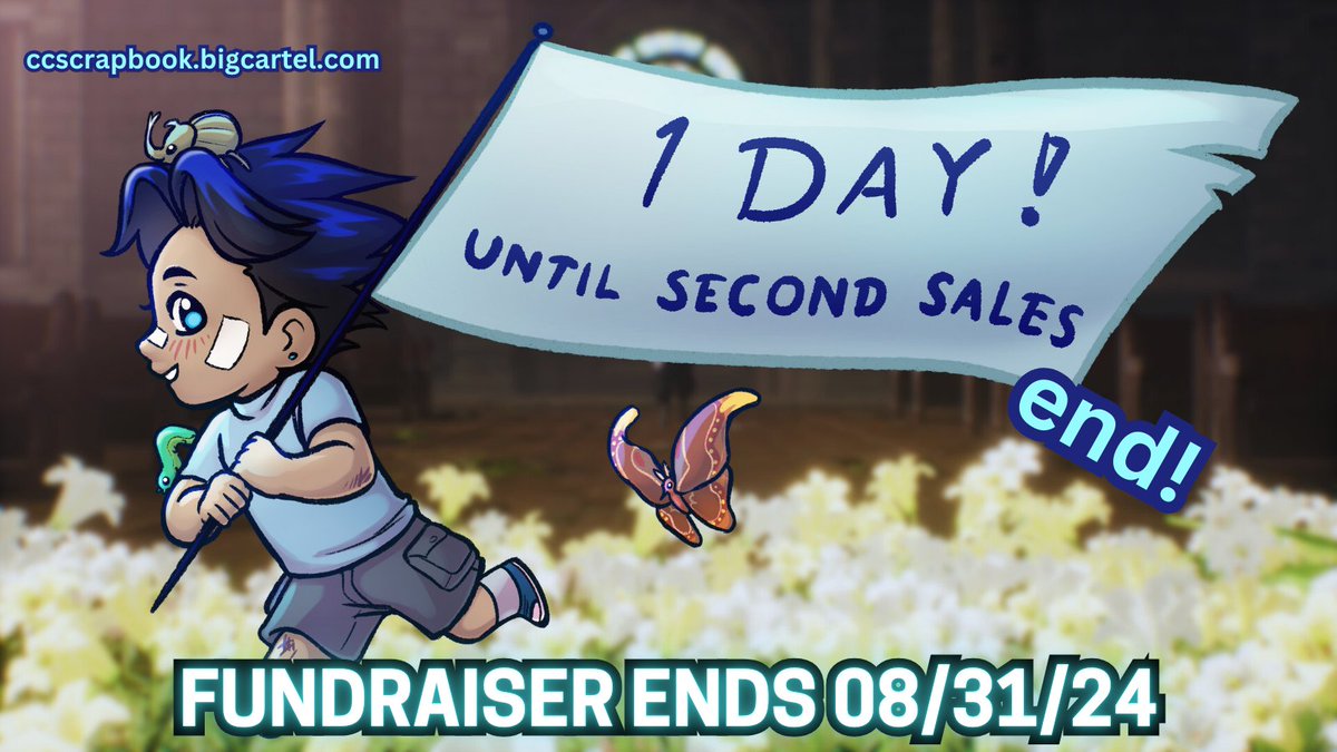 SALES END TODAY 🎉
Get yours before it's too late! 

ccscrapbook.bigcartel.com