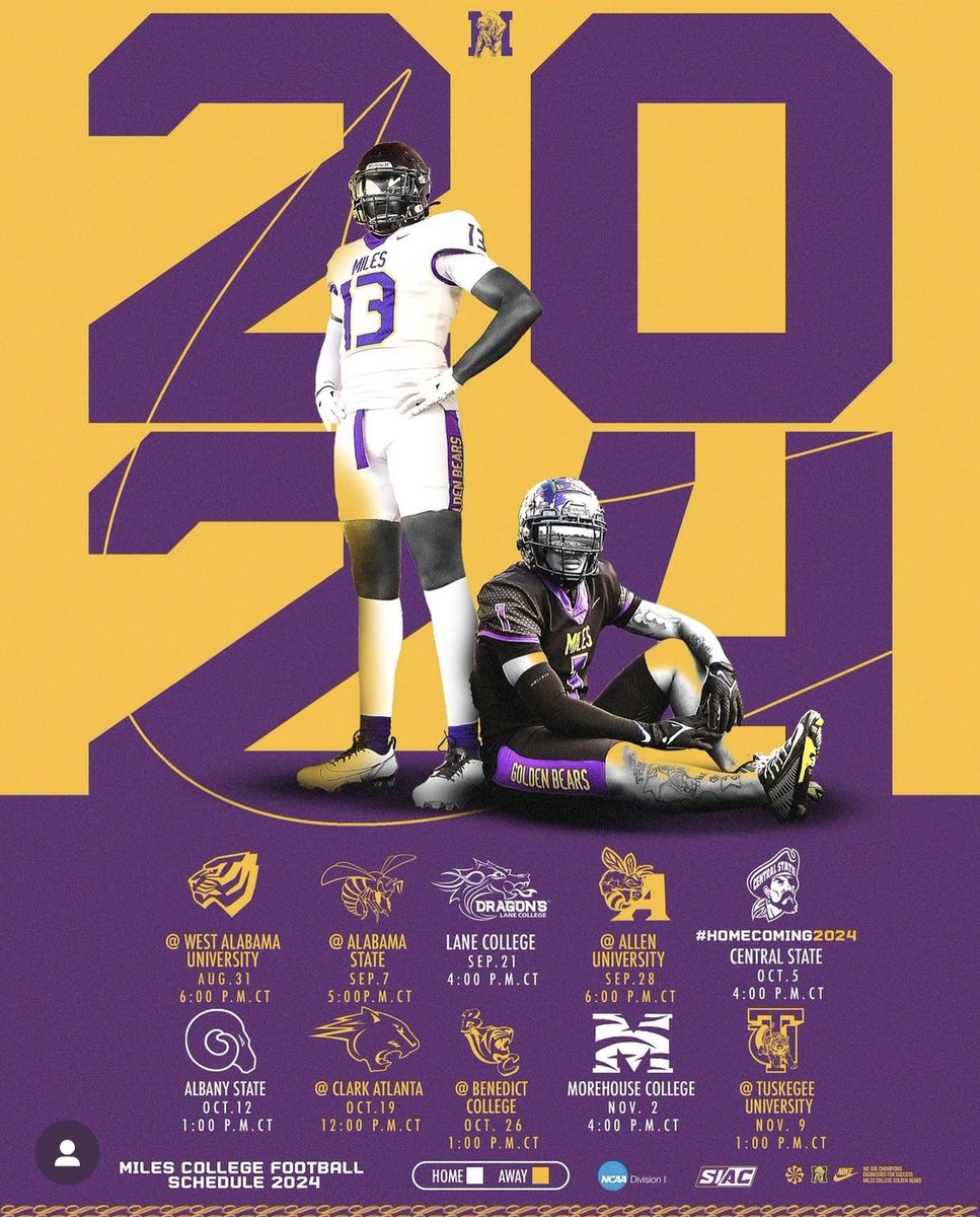 Big game at west Alabama today and will be my first game as a miles bear.