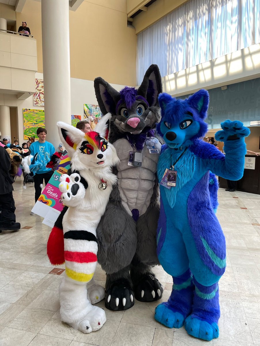 Just three floofs! 
Sapphire Husky and Hugz_N_Snugz 
📸: @/BriskTheFurry
#furry #Furries #furryfandom #furrycommunity #fursuit #fursuiter #foryoupage #fyp #fypシ