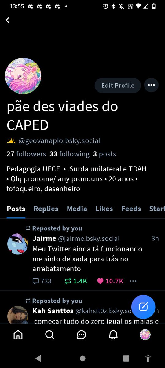 fi um bluesky talvez poste akfuns desenhos la beijso