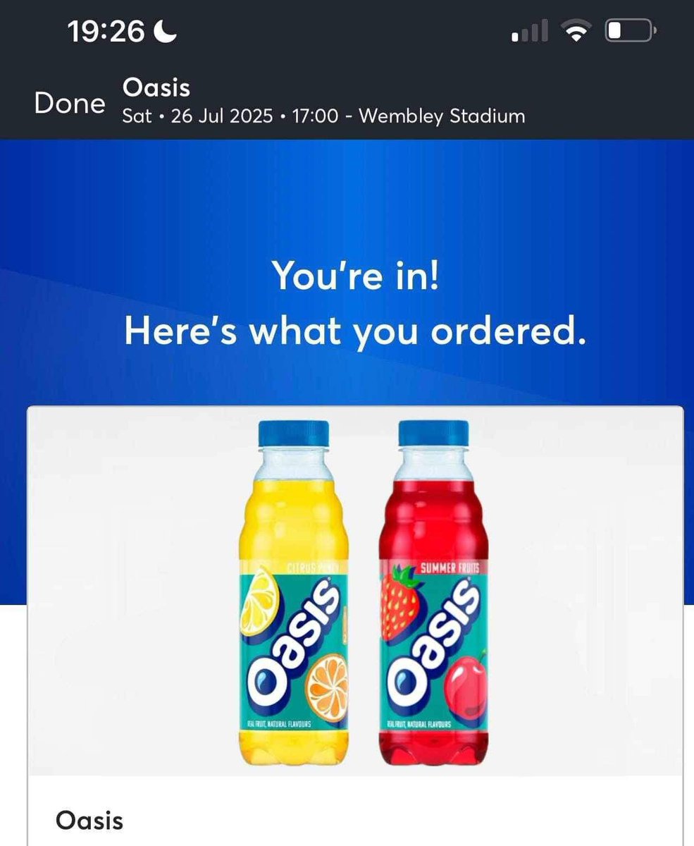 AnythingOasis's tweet image. #oasis #oasis2025 #Oasis25 #OasisComeback #OasisLive25 #noelgallagher #LiamGallagher Oasis Tickets