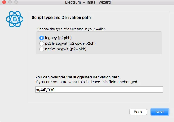 Select Script Type