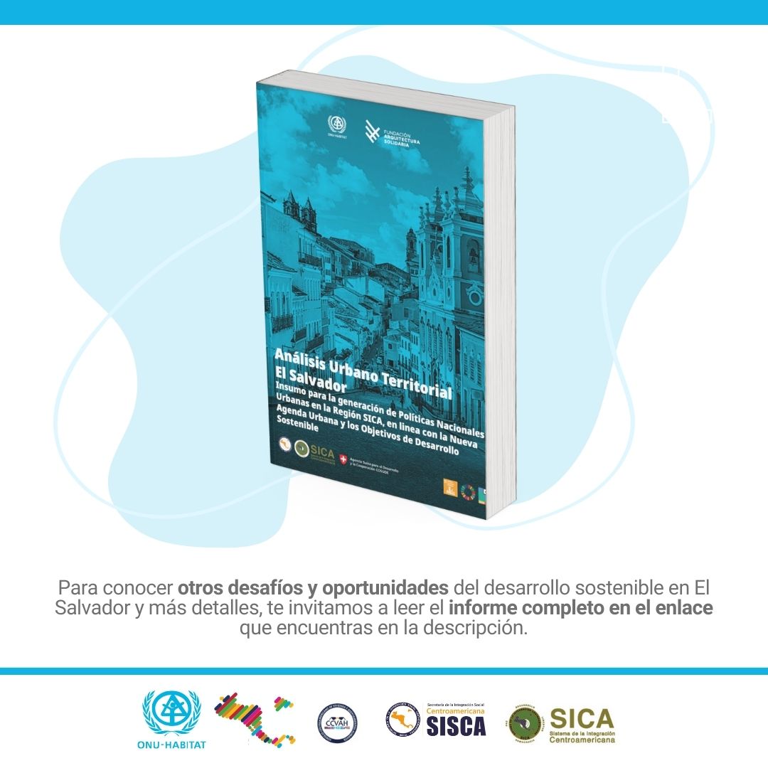ONUHabitatMCC's tweet photo. Conozcamos la #RegiónSICA
 
El 47% de la población de #ElSalvador 🇸🇻 vive en el Área Metropolitana de San Salvador, donde se enfocan las estrategias de planificación y ordenamiento territorial.
 
🔗Descubre más en: https://t.co/I7PM6Z3eA2

#AUTElSalvador #DesarrolloUrbano https://t.co/3dU5eR9bQu
