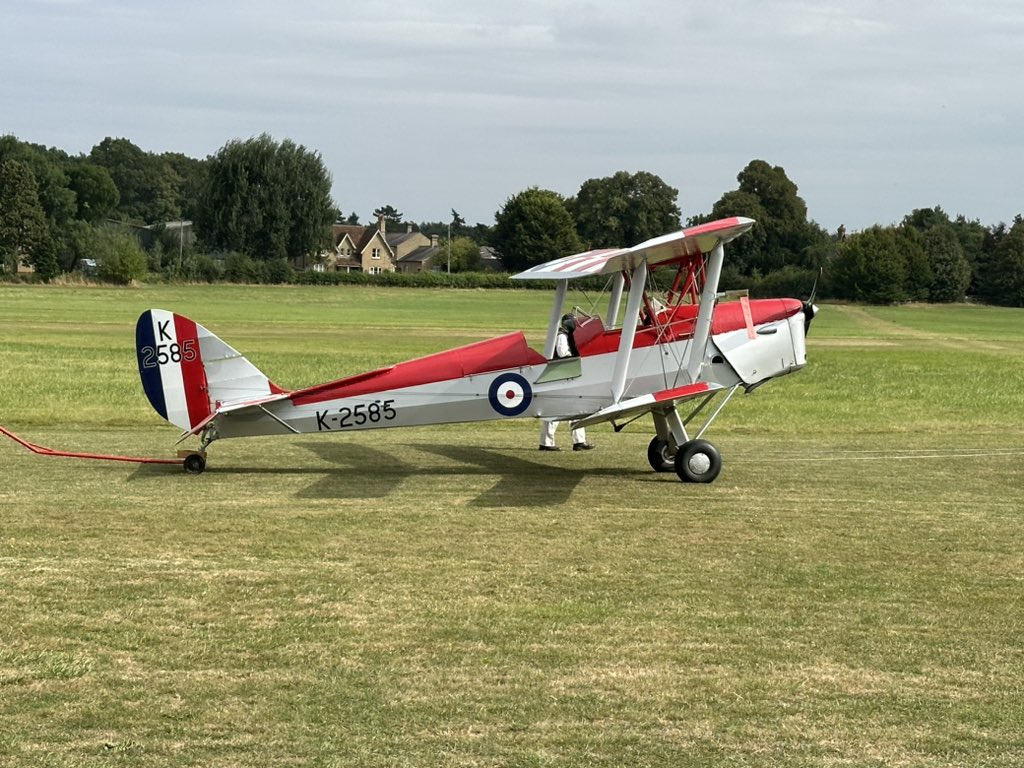 MK_Rej's tweet image. At Old Warden for the #FlyingProms. Great aeroplanes and some culture thrown in. #aviation