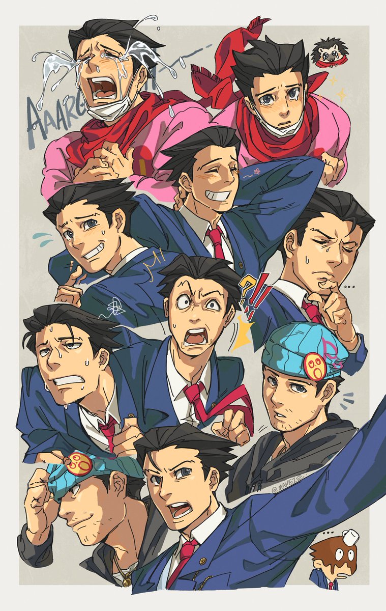 🦔#AceAttorney #逆転裁判 #成歩堂龍一 #Phoenixwright