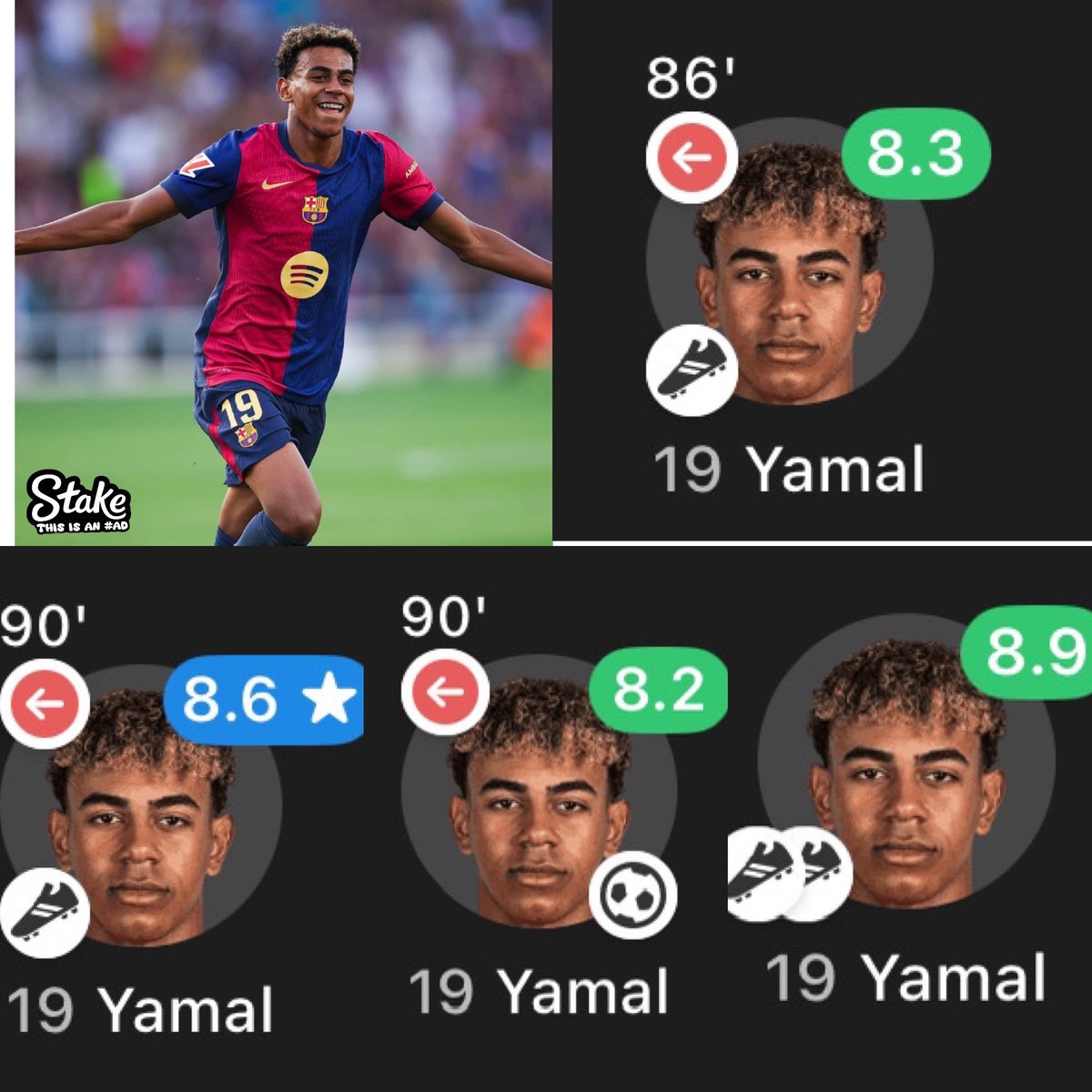 CFC_Janty's tweet photo. Yamal is on a mission to win next years Ballon dor. https://t.co/d10GgMUNrX