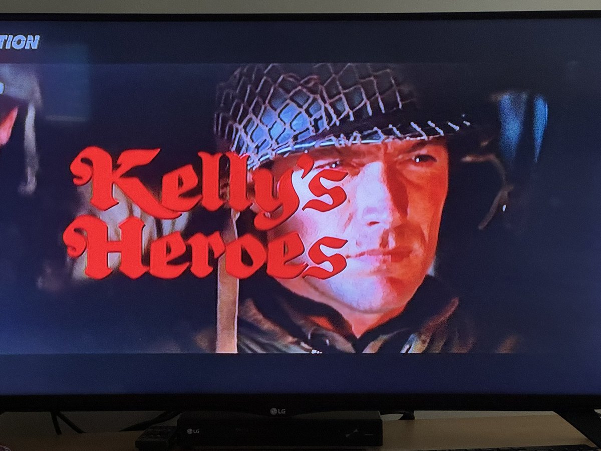 DaleE2T's tweet image. Kelly’s hero’s now this was on the other day think I might have seen this more times than any film feels like another bank holiday today #5action #kellysheros #clinteastwood