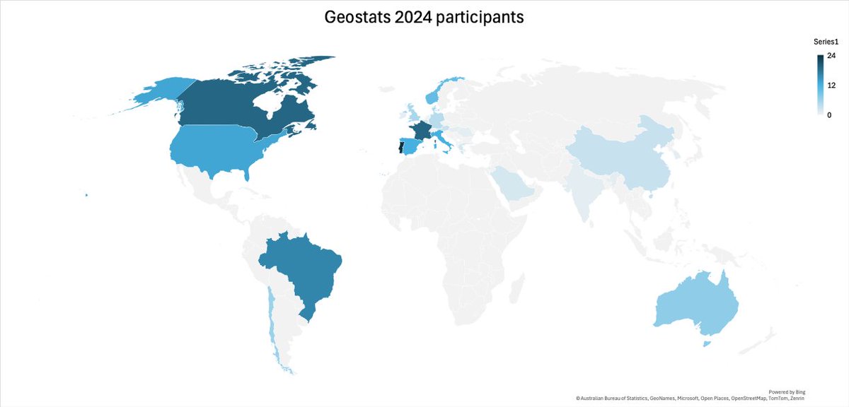 Geostats 2024 is a global event, all converging into beautiful Azores.
