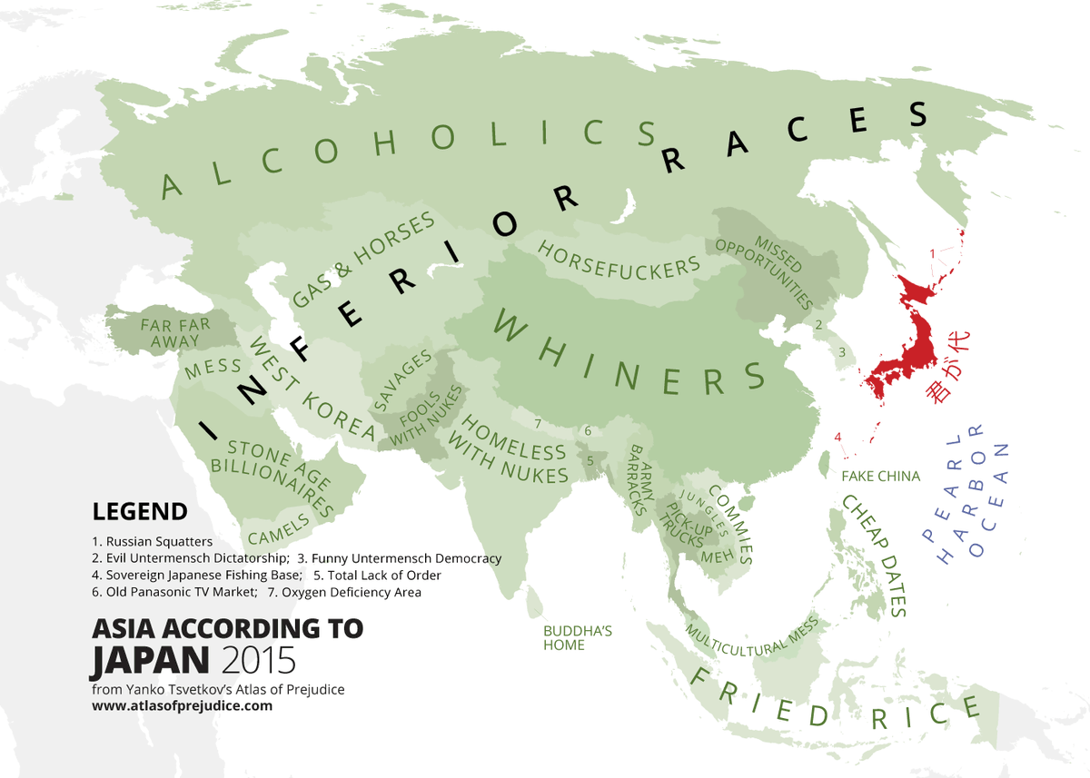 12. Asia according to Japan