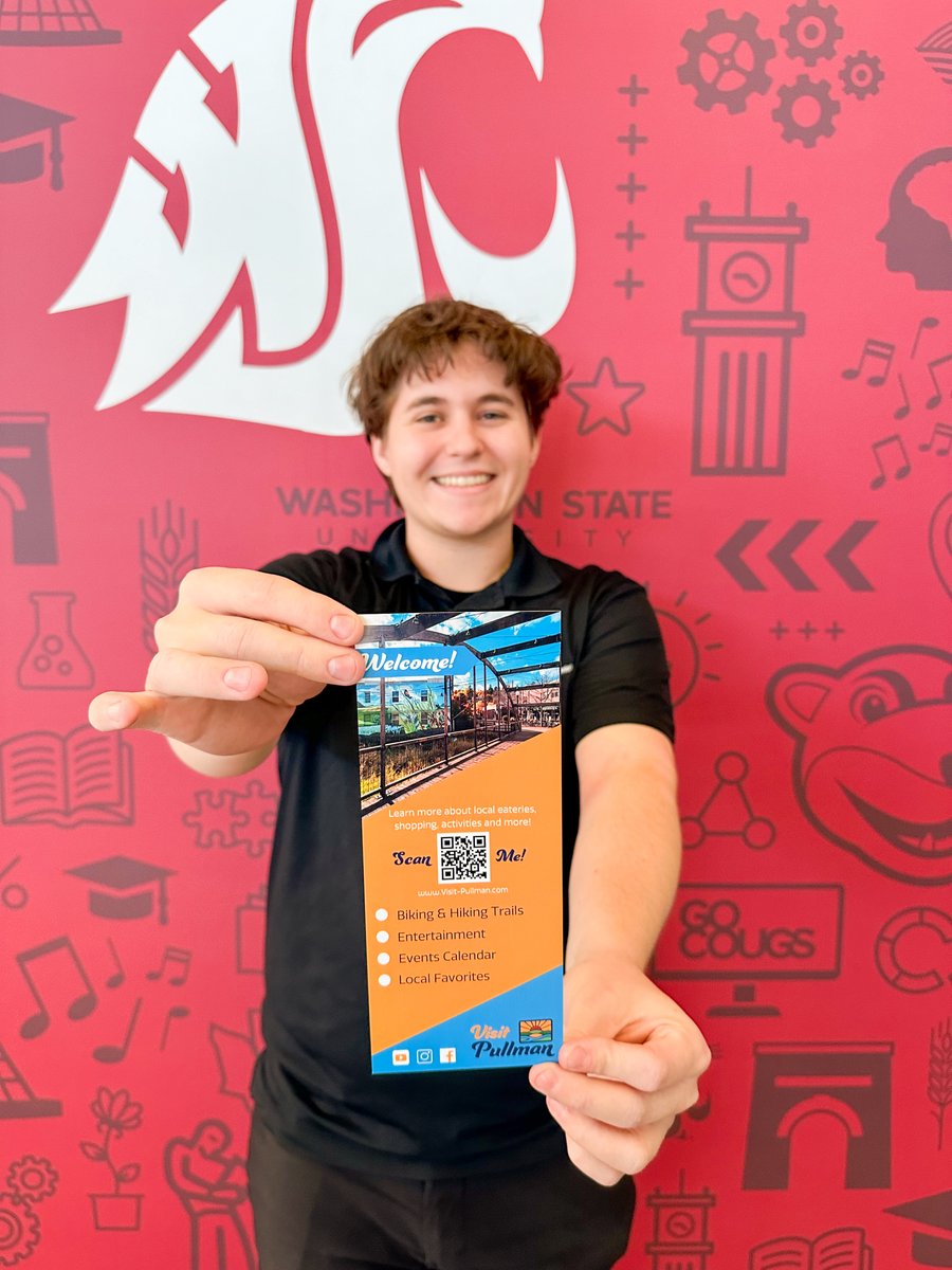 WSU Visitor Center (@brelsfordwsuvc) on Twitter photo A visit to <a href="/WSUPullman/">WSU Pullman</a> is not complete without taking time to explore <a href="/City_of_Pullman/">City of Pullman</a>! There's so much to do & see in town & we have what you need to find it. Call, email or stop by for more info during your next visit! 😁ℹ🐾 #WSU #GoCougs #HereToHelp #PullmanProud #TuesdayTips A visit to <a href="/WSUPullman/">WSU Pullman</a> is not complete without taking time to explore <a href="/City_of_Pullman/">City of Pullman</a>! There's so much to do & see in town & we have what you need to find it. Call, email or stop by for more info during your next visit! 😁ℹ🐾 #WSU #GoCougs #HereToHelp #PullmanProud #TuesdayTips
