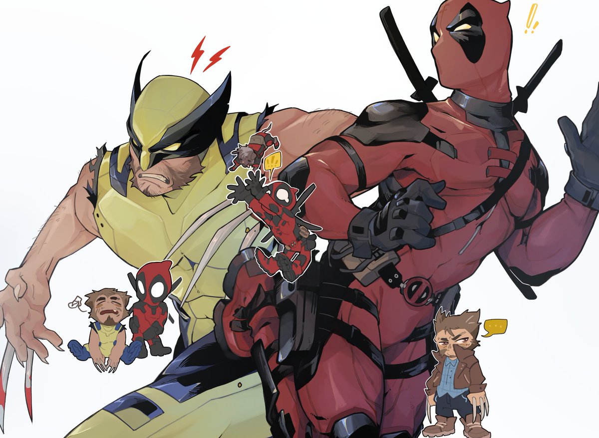 DoktorHoss's tweet image. #DeadpoolAndWolverine #mcu #fanart