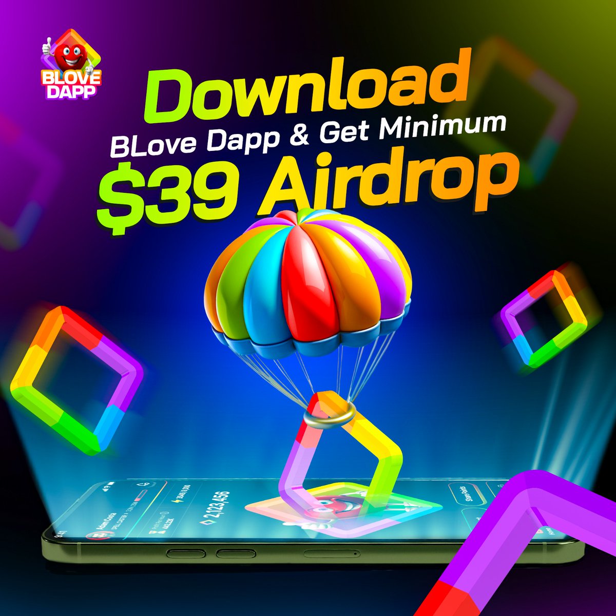 BlovDApp's tweet photo. ๐ฅBLove DApp Early Bird Alert!๐ฅ
The countdown has begun,
Be among the FIRST to download BLove DApp within the first 24 hours of launch &
Be eligible for an exclusive $39 airdrop for FREE! ๐
Letโs unite, rise together, and make history with BLove DApp! ๐ธ๐ธ
#BlovDApp #Blv https://t.co/xA3vsxkfCT