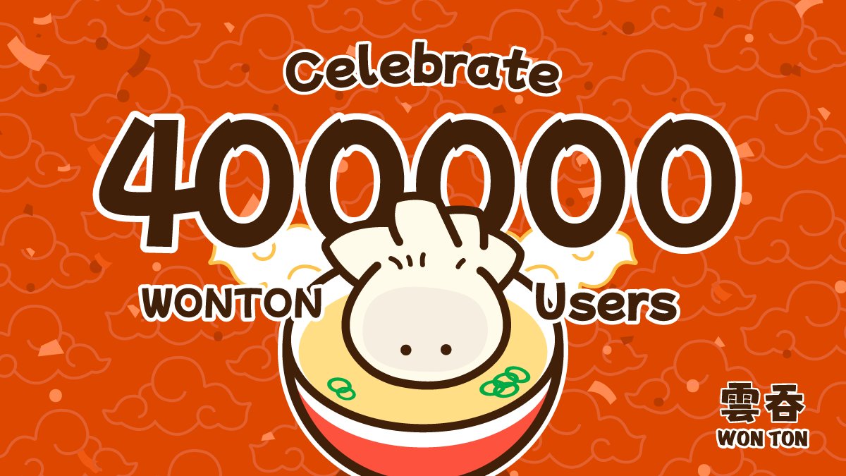 WONTON 🥟 (@wontonorg) on Twitter photo 🥂 Restaurant is packed with customers after the Official Launch!
👨🍳 <a href="/MasterCheforg/">Master Chef 🧑🏻🍳✳️</a> is heading to Korea Blockchain Week next week.
🔥 Can we reach 1M/5M by then?
🤲 Paper Hand or 💎 Diamond Hand?
🥟 t.me/WontonOrgBot/g… 🥂 Restaurant is packed with customers after the Official Launch!
👨🍳 <a href="/MasterCheforg/">Master Chef 🧑🏻🍳✳️</a> is heading to Korea Blockchain Week next week.
🔥 Can we reach 1M/5M by then?
🤲 Paper Hand or 💎 Diamond Hand?
🥟 t.me/WontonOrgBot/g…