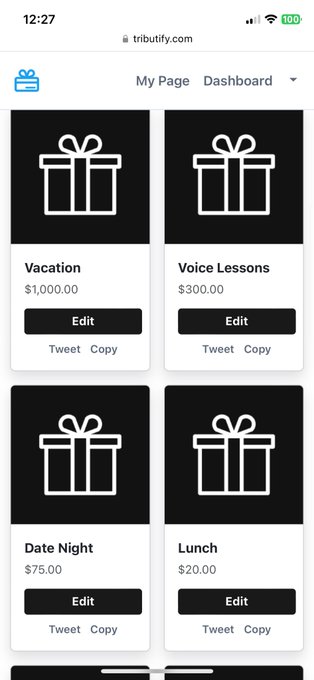 My @mytributify wishlist could use some love, have you seen it lately?  #wishlist #SaturdayMood https://t<a class="tags" target="_blank" title="On Twitter" href="/?out=eyJ0eXAiOiJKV1QiLCJhbGciOiJIUzUxMiJ9.eyJpYXQiOjE3MjUzMjA4NTAsImlzcyI6InR3cG9ybnN0YXJzLmNvbSIsIm5iZiI6MTcyNTMyMDg1MCwiZXhwIjoxNzU2ODU2ODUwLCJyZWRpcmVjdF91cmwiOiJodHRwczovL3R3aXR0ZXIuY29tL215dHJpYnV0aWZ5In0.uZrFB-Bo9Lhp04WgeLZrK_hMAu1ZMPAj_sjx23MMj-momqZncH6Bmaf0cF8p0s0SWOdwjJDWKF5zDWbLaZ3MHw">@mytributify</a><a href="/tag/wishlist"class="tags"><span>#wishlist</span></a><a href="/tag/saturdaymood"class="tags"><span>#saturdaymood</span></a>