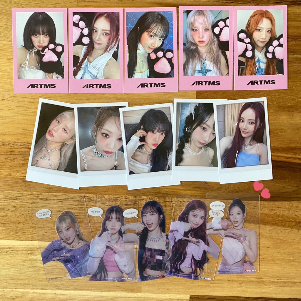 hii la ourii!! my friend and i will be selling these pobs/inclusions at the venue today!! 

member set of 3 (both pobs+cc): $15
cat pob: $8/ea
pola pob: $7/ea
clear card: $2/ea
(not shown) postcard/tarot card: $1/ea
(not shown) IDs: $1/ea

#ARTMSinLA #ARTMS #ARTMSinLosAngeles