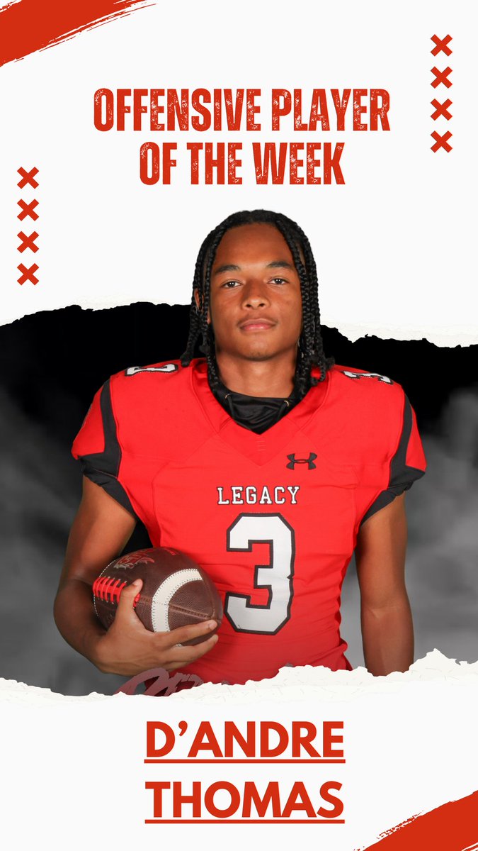 Offensive player of the week!
 
D'Andre Thomas