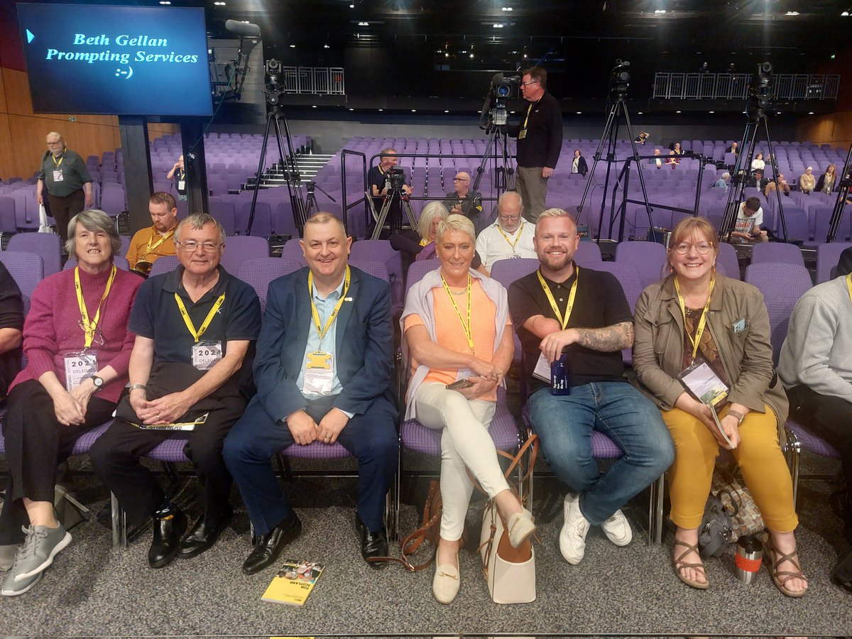 Some of the Fife contingent <a href="/theSNP/">The SNP</a> conference #SNP2024