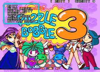 suddendesu's tweet photo. There we go! Got the Puzzle Bobble 3 debug menu re-enabled and working more or less flawlessly. I also think this presents a better method for restoring the same menu in Darius Gaiden. https://t.co/TjngPbx3uR