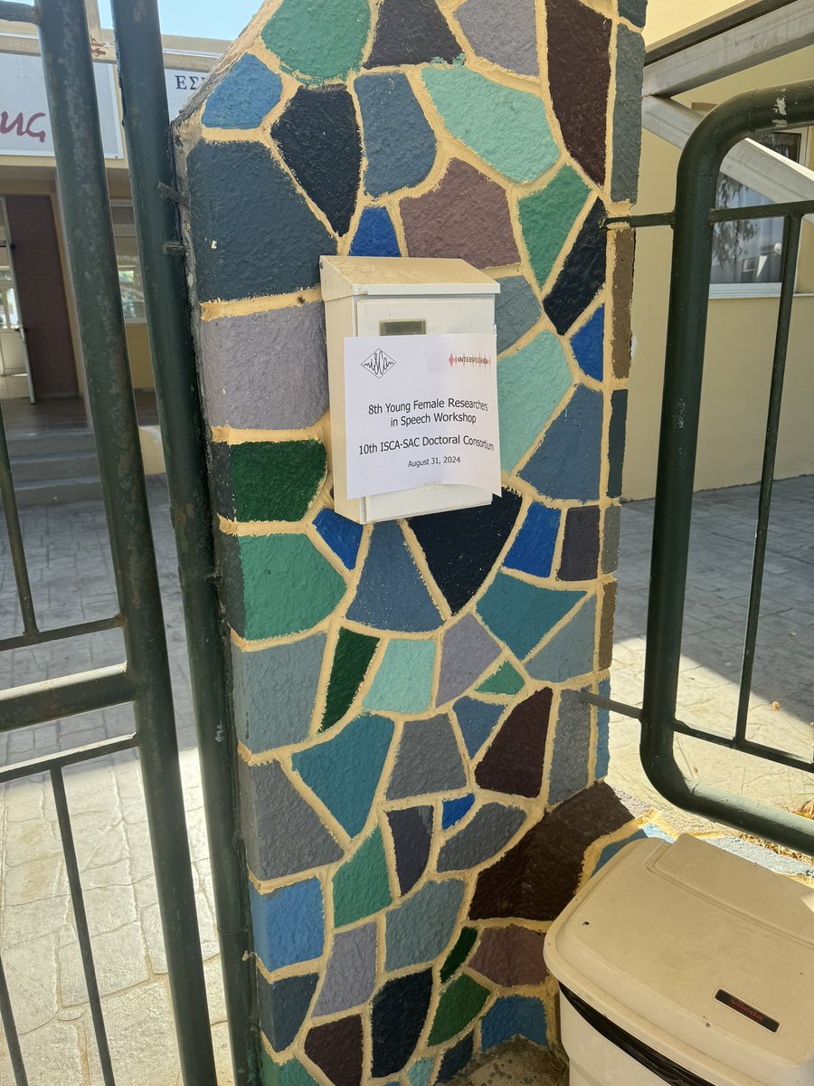 Just finished at ISCA Doctoral Consortium Event where I was one of the invited experts. Learned a lot about the economics of speech technology! 😉