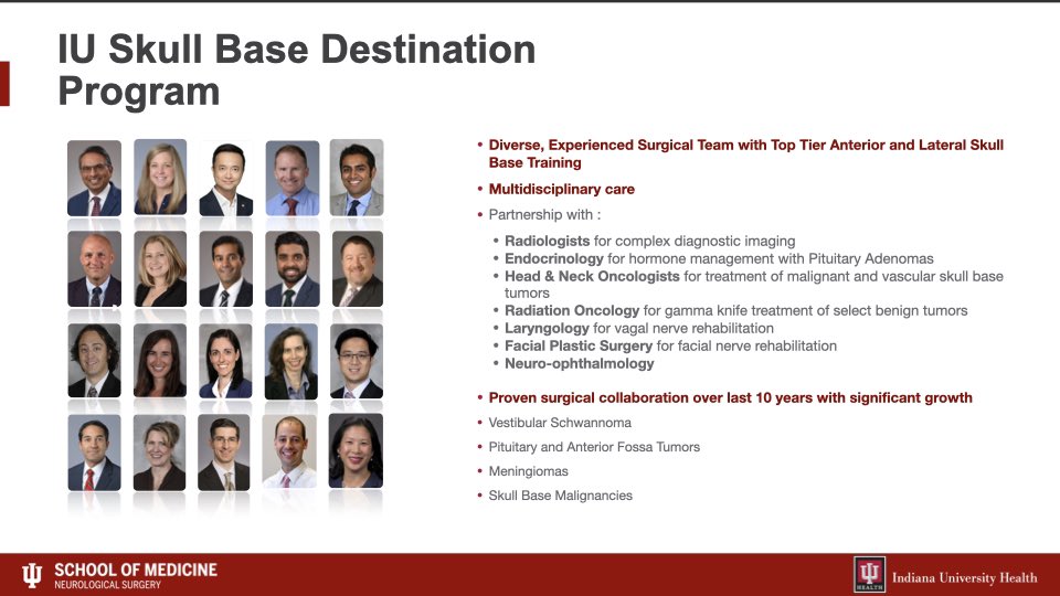 joao_p_almeida's tweet photo. I am thrilled to share that I have accepted a new position @IU_Health to join @ Mitesh Shah and @Neurosurgery_IU @IUMedSchool and help to grow this amazing department! 

Indianapolis has been a major center for neurosurgery and the moment is unique with more growth ahead, including:
- construction of a brand new Downtown Hospital complex with over 850 beds and investiment of 4.5 bi USD
- expansion of the Skull Base Program with strong collaboration between Neurosurgery and ENT @iu_otoloraryngokogy, including Jonathan Ting, Rick Nelson and Sat Sreenath and much more!
- New Skull Base Lab to open in 2025
- Expansion of the Neuro-oncology center @IU_NeuroOnc with top notch work by Na Tosha Gatson, Mitesh Shah @AngelaMRichard1 and colleagues  
- large residency training program with 18 residents and CAST approved fellowships @AANSNeuro @CNS_Update 

We will be working to develop world class patient care on open and endoscopic skull base surgery, surgical education and simulation at Skull Base Lab and to continue our efforts on clinical research in brain tumors and new modalities on AI, VR, 3D printing and partnering to bring new trials and collaborations to Indiana!

Go Hoosiers!!!

@NASBSorg @flanc_la @WFNSHQ @EANSonline50 @AsianCNS