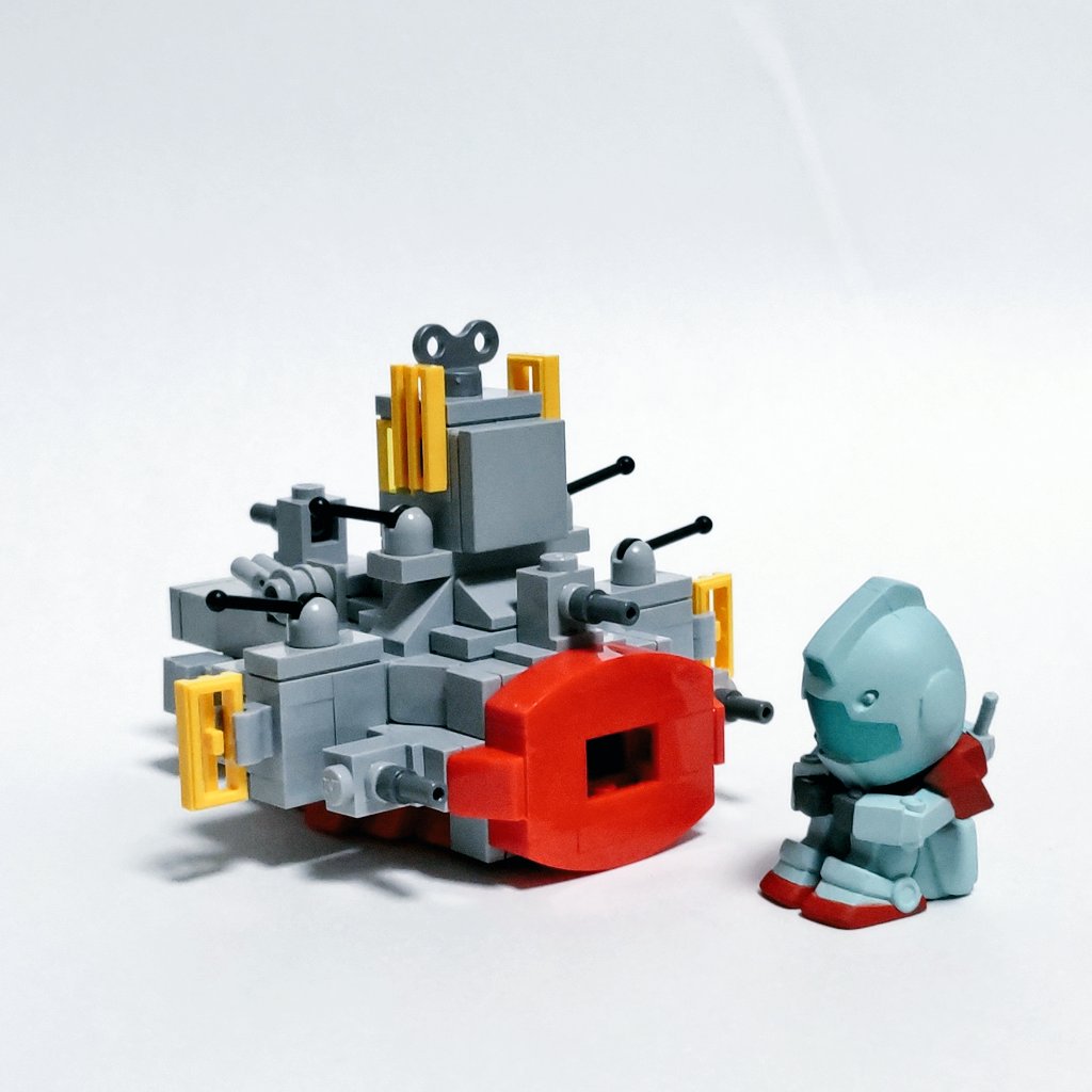 jyoni123's tweet photo. #レゴ のSDにした #サラミス 修正しました！🙂
#LEGO #gundam #ガンダム https://t.co/iHly1GIts2