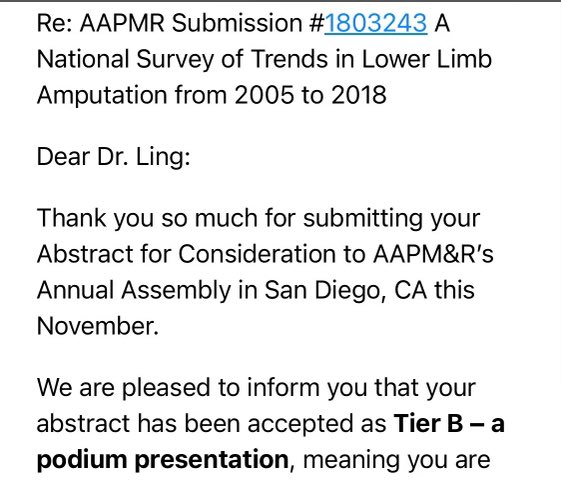 jen_ling168's tweet photo. Excited to be presenting at @AAPMR 2024 in November! See y’all in San Diego😎☀️🌴 @UNC_PMR https://t.co/I7xqx3EpXZ