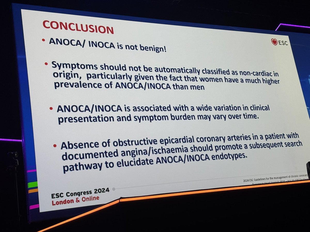 Dr Koltowski (@drkoltowski) on Twitter photo Prof. <a href="/VijayKunadian/">Professor Vijay Kunadian</a> elegantly presented the ANOCA-INOCA topic that is now part of the new CCS guidelines ESC2024.
<a href="/escardio/">European Society of Cardiology</a> #EAPCI #INOCA Prof. <a href="/VijayKunadian/">Professor Vijay Kunadian</a> elegantly presented the ANOCA-INOCA topic that is now part of the new CCS guidelines ESC2024.
<a href="/escardio/">European Society of Cardiology</a> #EAPCI #INOCA