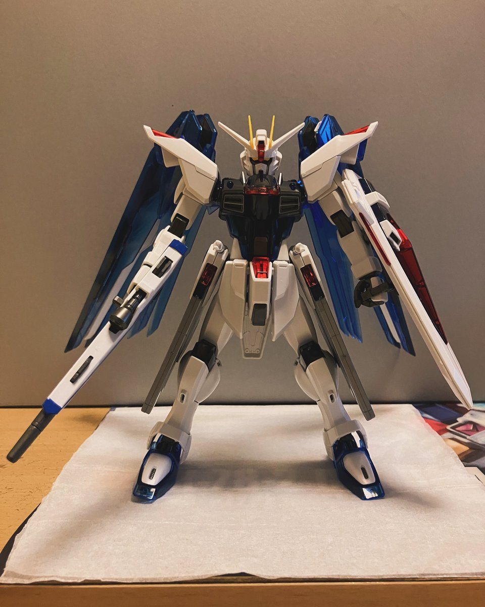 k229224341's tweet photo. MGフリーダムガンダム
ソリッドクリア
素組み完了 https://t.co/eGn3DVUfhu