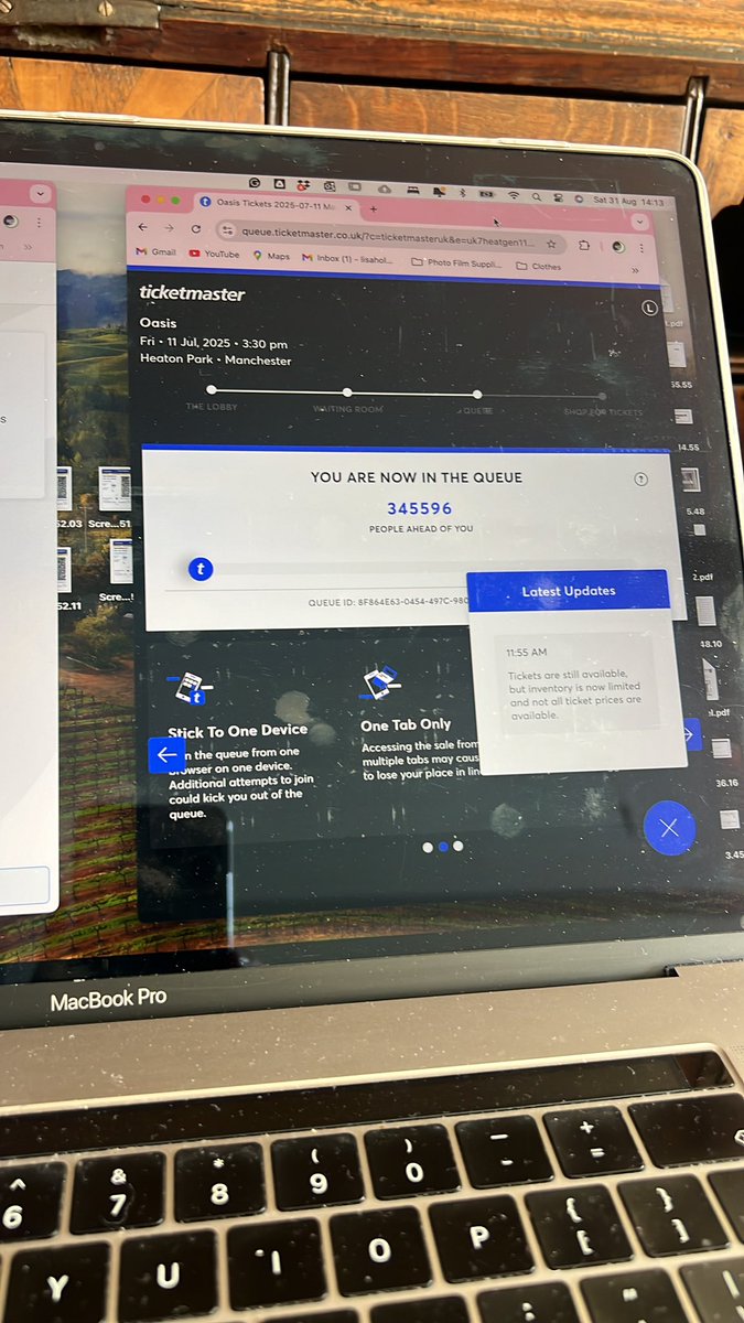 Fuming after being kicked out of the queue twice for <a href="/oasis/">Oasis</a> tickets. <a href="/TicketmasterUK/">ticketmasteruk</a> how have you not sorted this out yet, it’s not like you’re new to this telicjet selling lark 🤷‍♀️🤦‍♀️ #OasisLive25 #sortitout