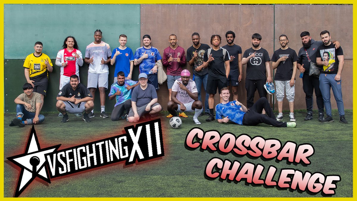IT IS HERE!!! THE VSFighting CROSSBAR CHALLENGE, this one was really fun to be apart of and to edit 
(video in the replies)