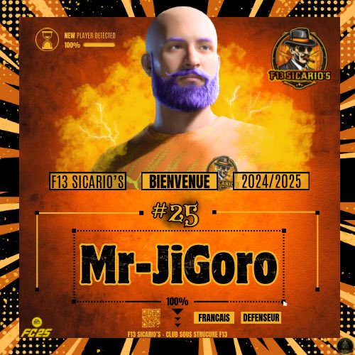Nouvelle arrivé  #MrJigoro , solide à sont poste , préparer vous à vivre un calvaire en face à face 😉
Bienvenue dans la Famille SICARIO’S 🟠🟡
(<a href="/Ludoviikk_/">𝗟𝘂𝗱𝗼𝘃𝗶𝗶𝗸𝗸 🇫🇷</a> 🎨)
