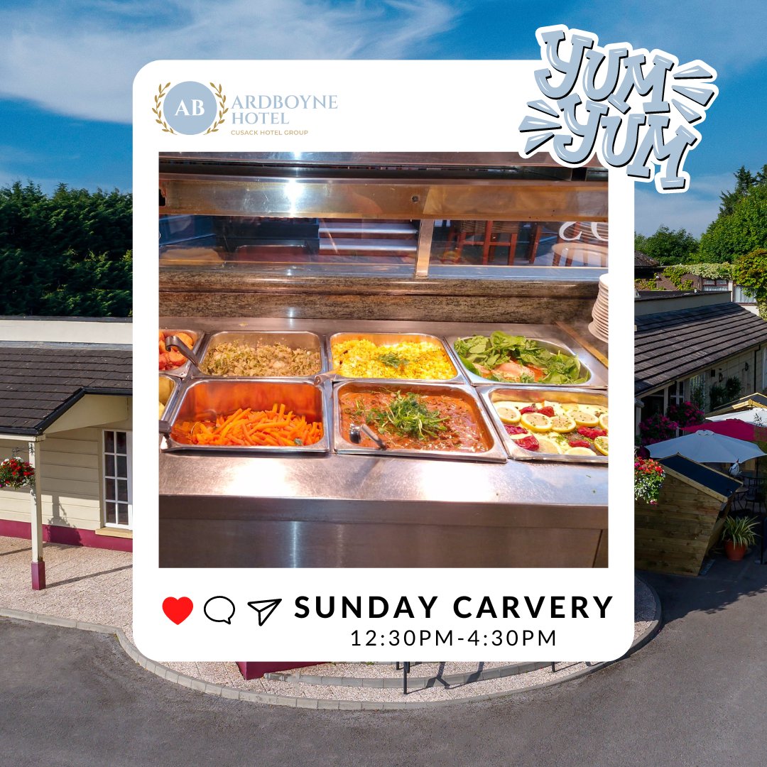 Sunday calls for the ultimate indulgence: our mouthwatering carvery lunch! Gather your loved ones and treat yourselves to a feast fit for royalty. Don't miss out on the savory delights awaiting you🍽️✨Served from 12:30pm-4:30pm

📞046-902-3119