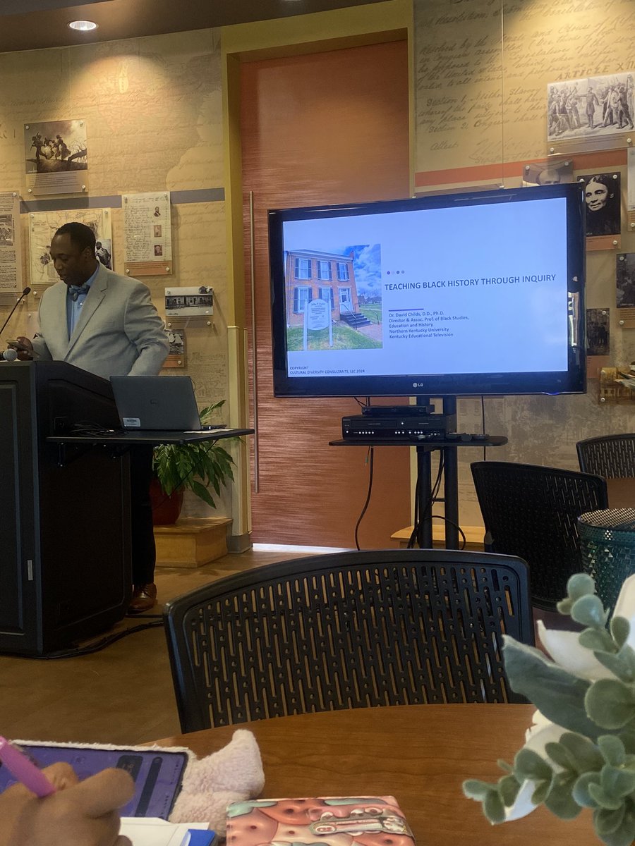 Incredibly excited to begin my journey with the <a href="/ATBHIK/">Association for Teaching Black History in Kentucky</a> fellowship today as I learn from <a href="/DrDavidChilds/">Dr. David Jason Childs, Ph.D.</a> about inquiry. #NKUCOE <a href="/KyCharge/">KYCharge</a> <a href="/PinevilleProud/">Pineville Proud</a> <a href="/KEDC1/">KEDC</a> <a href="/KEDCGrants/">KEDC Grants</a>