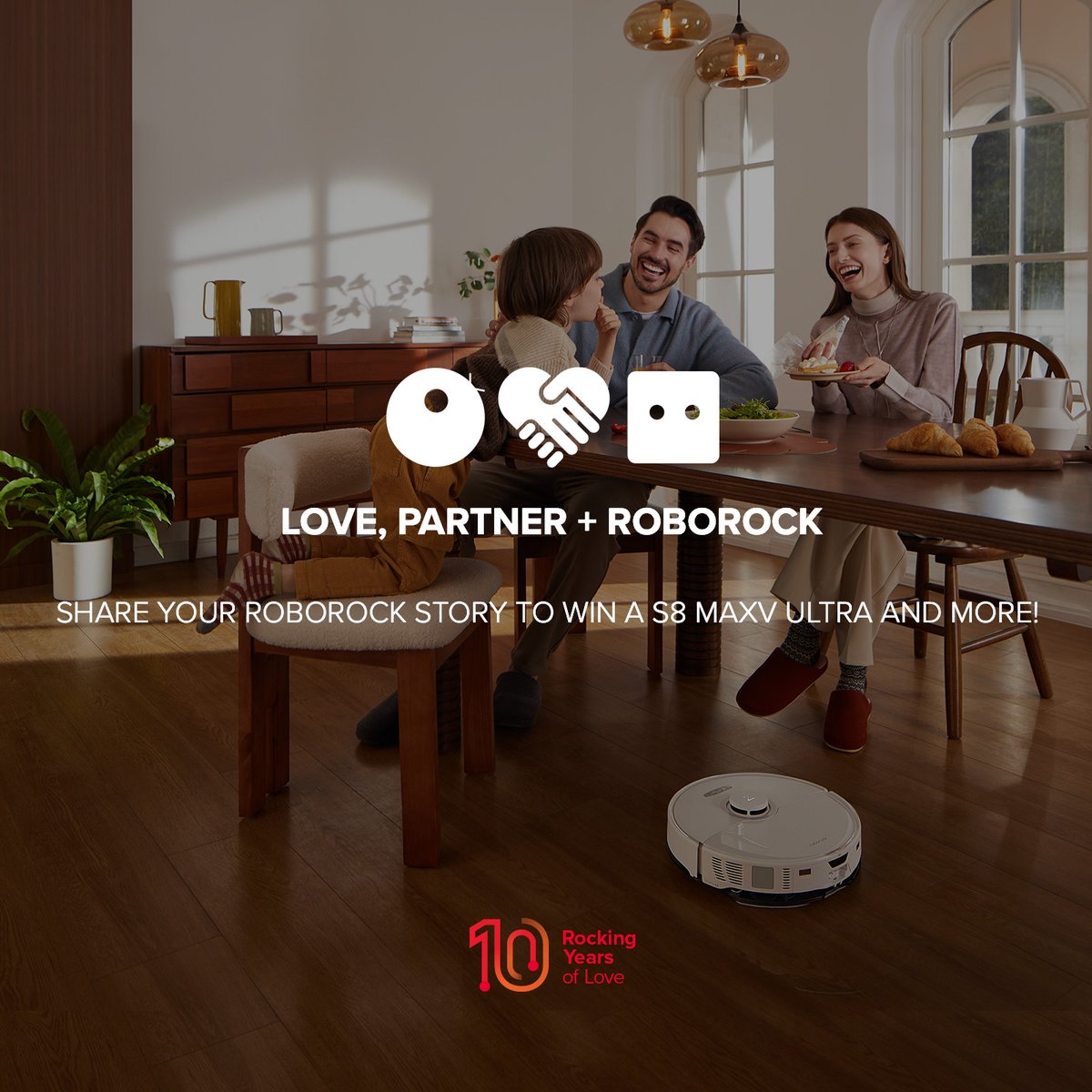 roborockglobal's tweet photo. Share your Roborock story and you could win! 🏆 6 winners get a Roborock S8 MaxV Ultra, and 40 get a 10th Anniversary Gift Package.
To enter: Share your story with #RockingLifeWithYou and #10YearsOfRoborock, tag & follow @roborock.
Giveaway: 8/31-9/14. Winners announced 9/21. https://t.co/rxYeUTU7T8