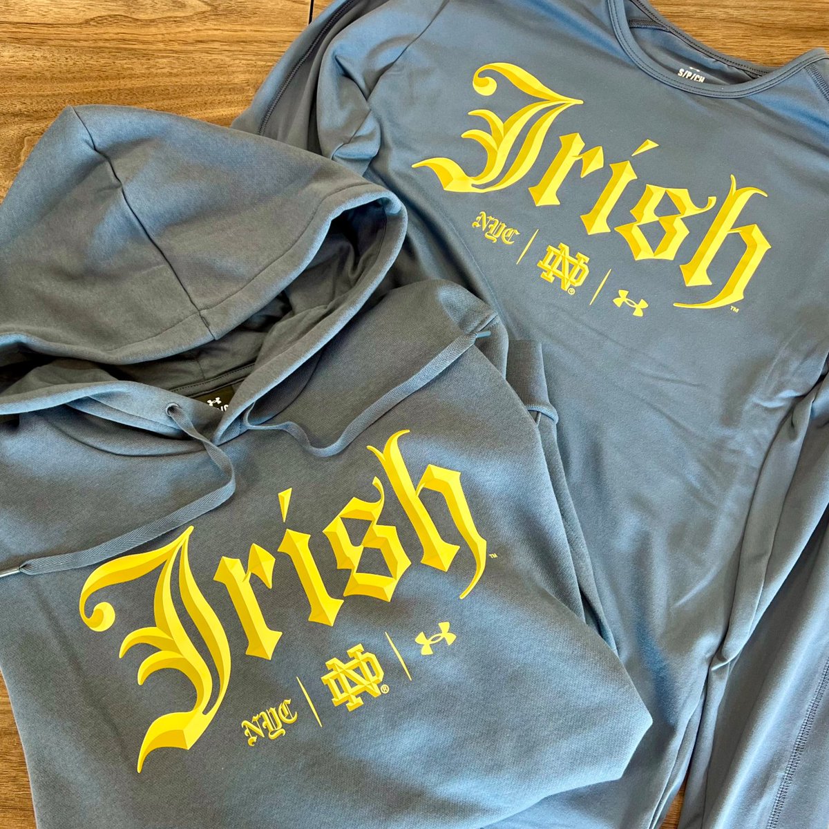 Rally_House's tweet photo. Ready to sham-rock the stadium, Notre Dame fans! ๐ Score big in style with our Shamrock Series collection! Time to dress to impress and cheer for victory! Shop now online or in-store. ๐๐
#GoIrish #ShamrockSeries #GameDayThreads #VictoryStyle #RallyHouse https://t.co/6OjwMRmU8c