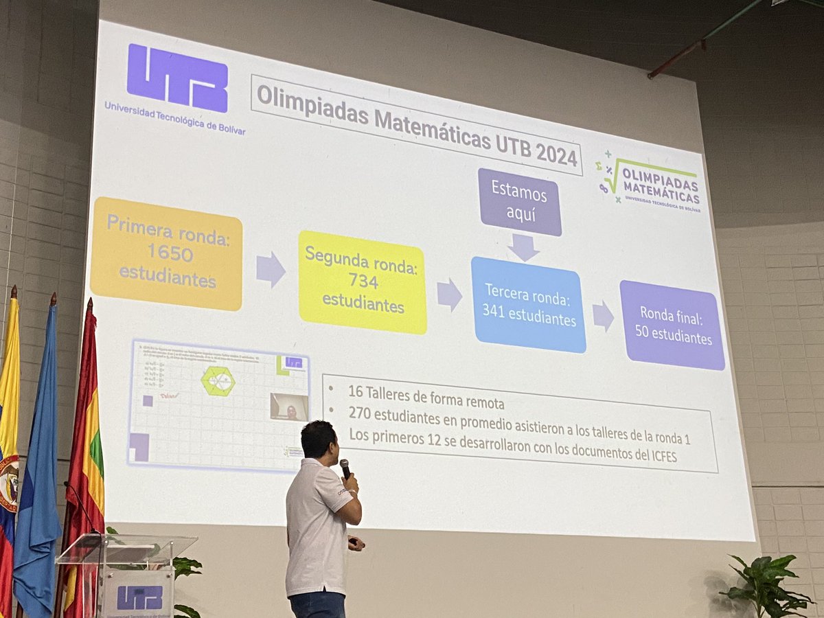 En este momento 341 estudiantes de diferentes municipios de la #regioncaribe participan en la tercera ronda de las #olimpiadasmatematicas de la <a href="/utboficial/">UTB Oficial</a>. Los 50 primeros competirán en la final por una beca completa de estudios en el
Programas de pregrado de su preferencia.