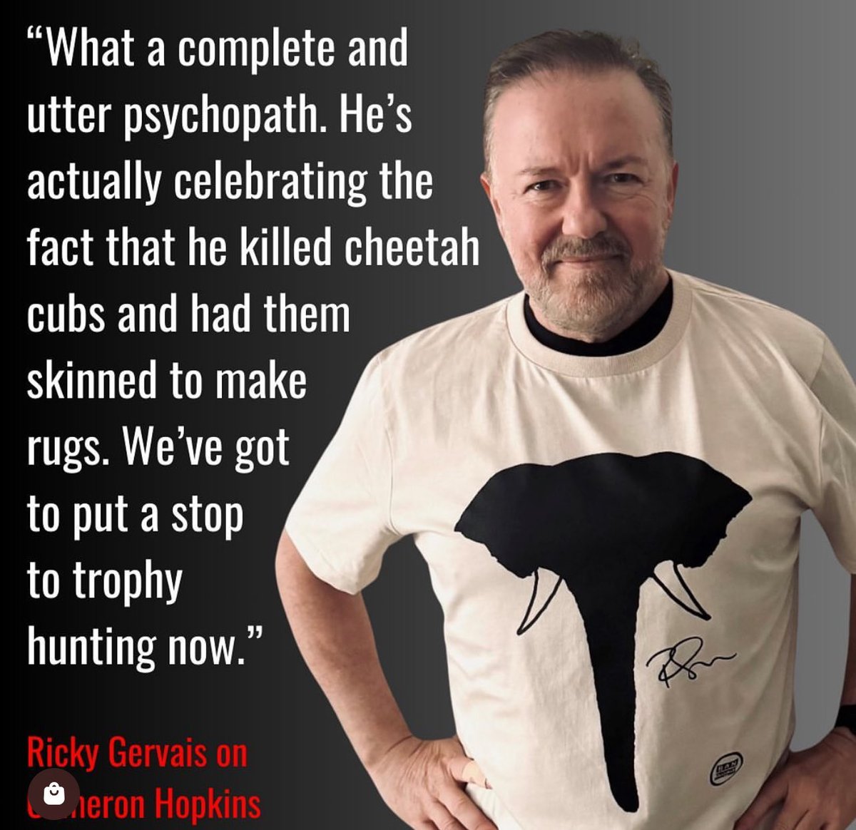 DivinaStavola's tweet image. Everything ⁦@rickygervais⁩ said! #BanHunting #HuntingIsNotASport #HuntersArePussies #HuntingIsMurder #AnimalsRights #AnimalsAreFamilyNotFood #HuntTheHunters #HumansWhoMurderAnimalsAreInhumane #HuntersHeadsAsTrophiesNotAnimals