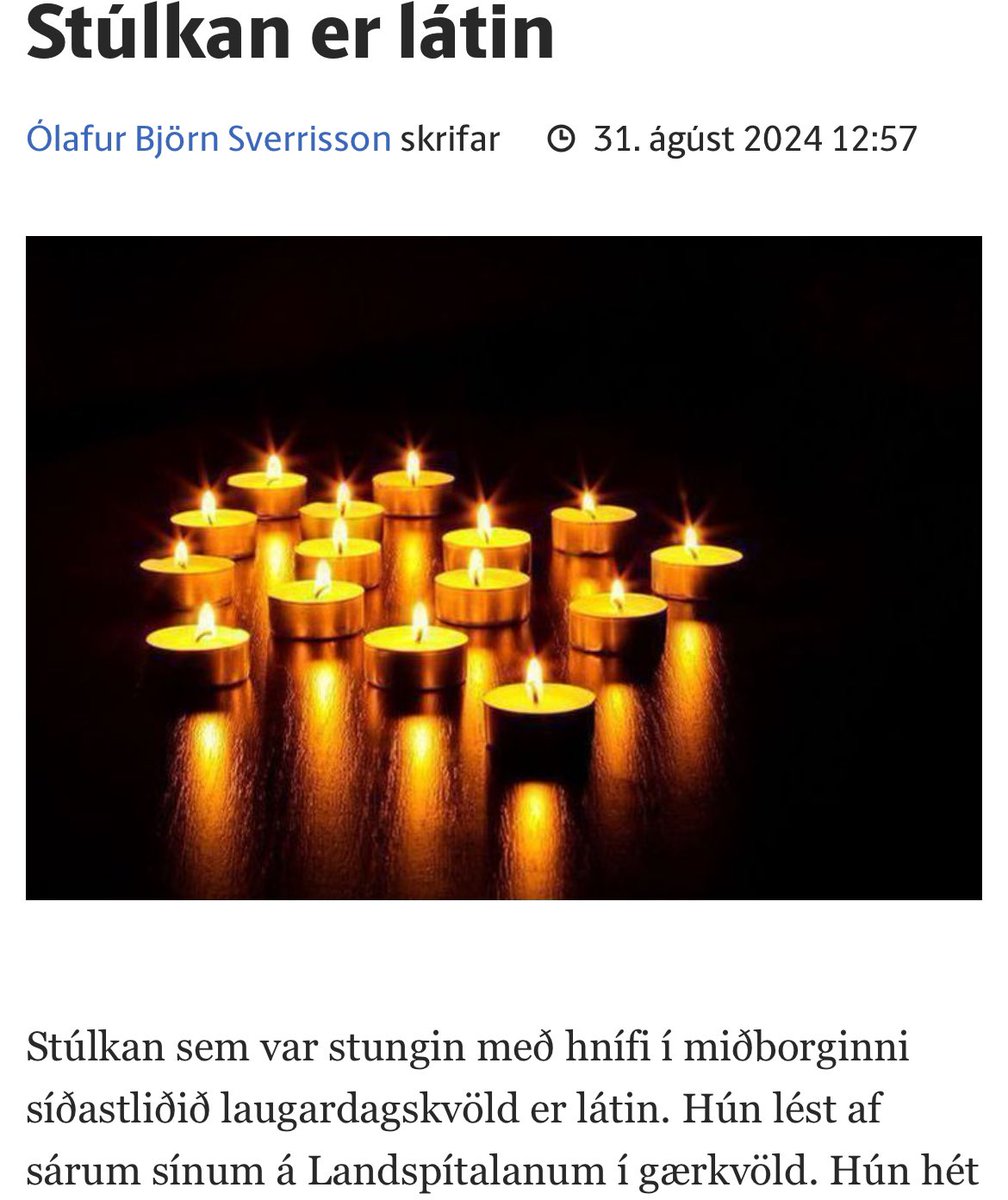 Hvert er þetta land að fara, Hvíldu í friði ❤️✝️