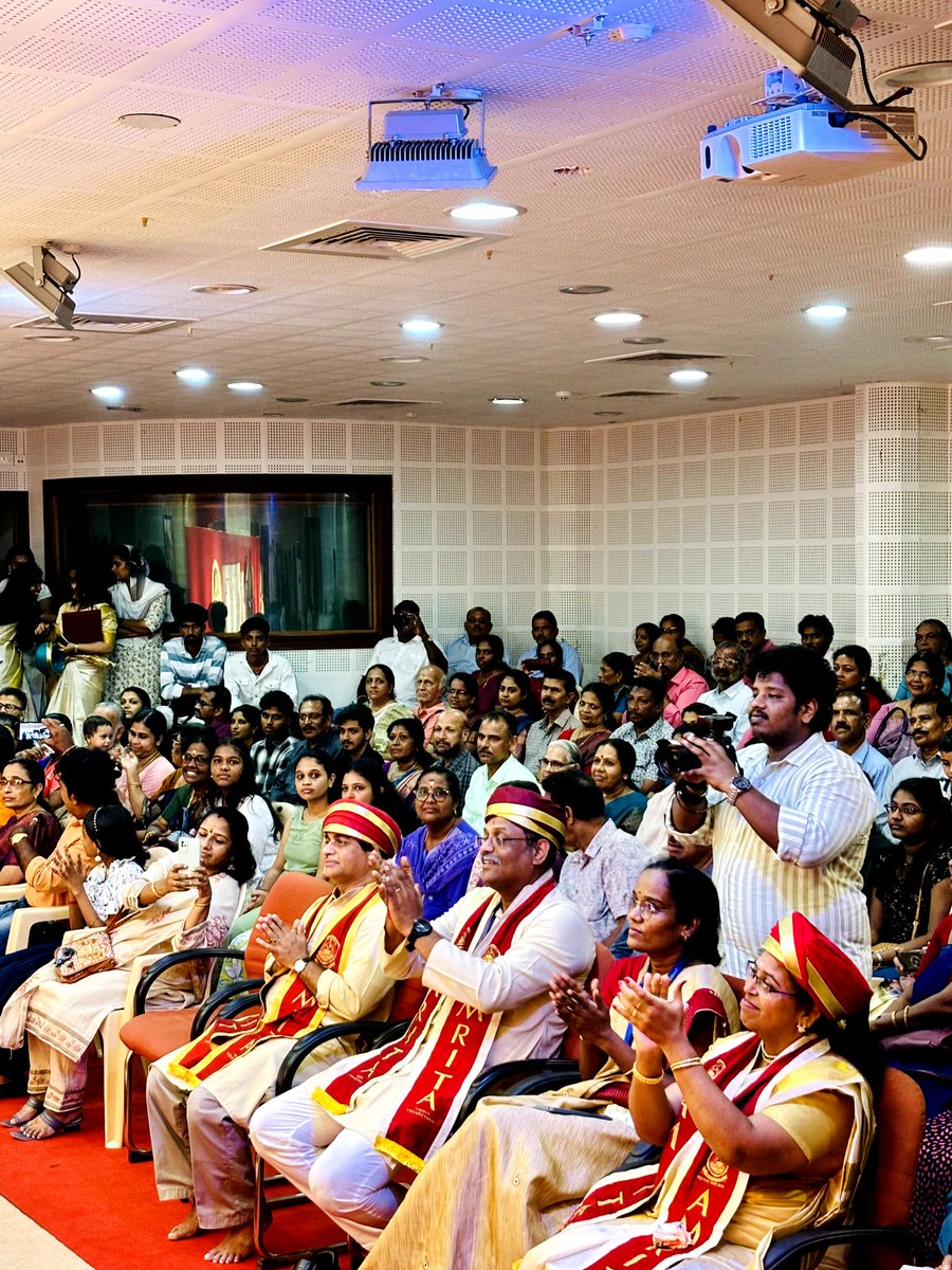 Congratulations to the MBA Batch of 2022-24, ASB Amritapuri! Today marks the culmination of your hard work and perseverance. As you step into the professional world, carry forward the values and lessons learned. Best wishes, Class of 2024!#asbamritapuri  #amritapuri  #convocation