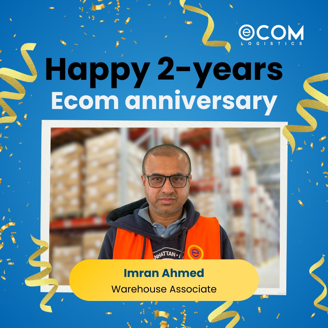 EcomLogisticsCa's tweet image. We are excited to honor the incredible dedication and hard work of four valued members of our Ecom team.

🔗 Interested in becoming a part of Ecom Logistics? Follow us on LinkedIn for updates —link in bio.

#EcomLogistics  #Logistics #Fulfillment #Ecommerce #3PL
