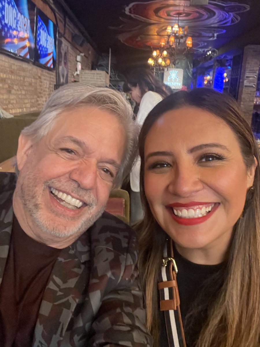 One of the ⁦<a href="/DNC/">Democratic Party</a>⁩ convention highlights was sharing ⁦<a href="/latinovictoryus/">Latino Victory</a>⁩ event with ⁦<a href="/cristela9/">Cristela Alonzo</a>⁩ who is smart, great speaker and also very funny! She is on the road convincing minds and hearts to elect ⁦<a href="/VP/">Vice President JD Vance</a>⁩ as our next president.