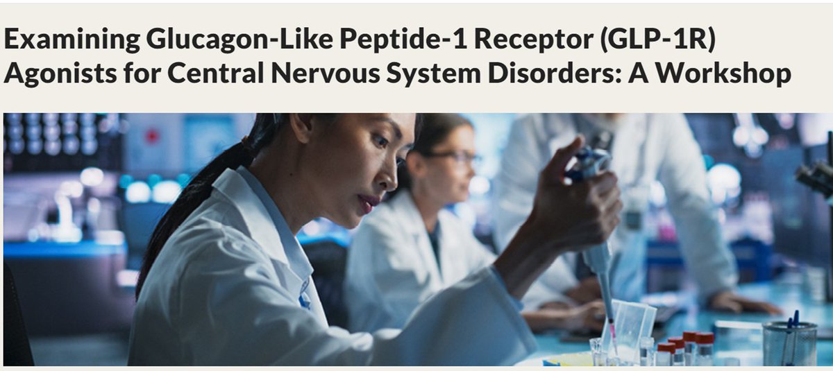Daniel J Drucker (@danieljdrucker) on Twitter photo Interested in the biology of GLP-1 in the nervous system? Where is it made, how does it work, endogenous physiology vs. pharmacology? Therapeutic potential? Coming up in September A workshop, register here <a href="/theNASEM/">National Academies</a> #Parkinsonsdisease #Alzheimersdisease nationalacademies.org/event/43073_09… Interested in the biology of GLP-1 in the nervous system? Where is it made, how does it work, endogenous physiology vs. pharmacology? Therapeutic potential? Coming up in September A workshop, register here <a href="/theNASEM/">National Academies</a> #Parkinsonsdisease #Alzheimersdisease nationalacademies.org/event/43073_09…