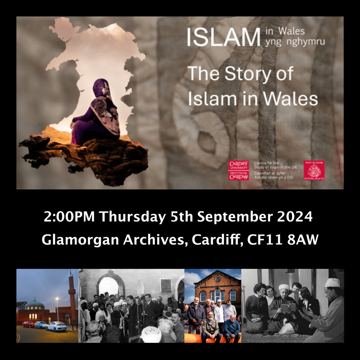 Islam yng Nghymru! Ymunwch â ni ddydd Iau gyda <a href="/AbdulAzim/">Abdul-Azim</a> <a href="/GlamArchives/">Glamorgan Archives</a>. Cofrestrwch yma: ticketsource.co.uk/glamorgan-arch…