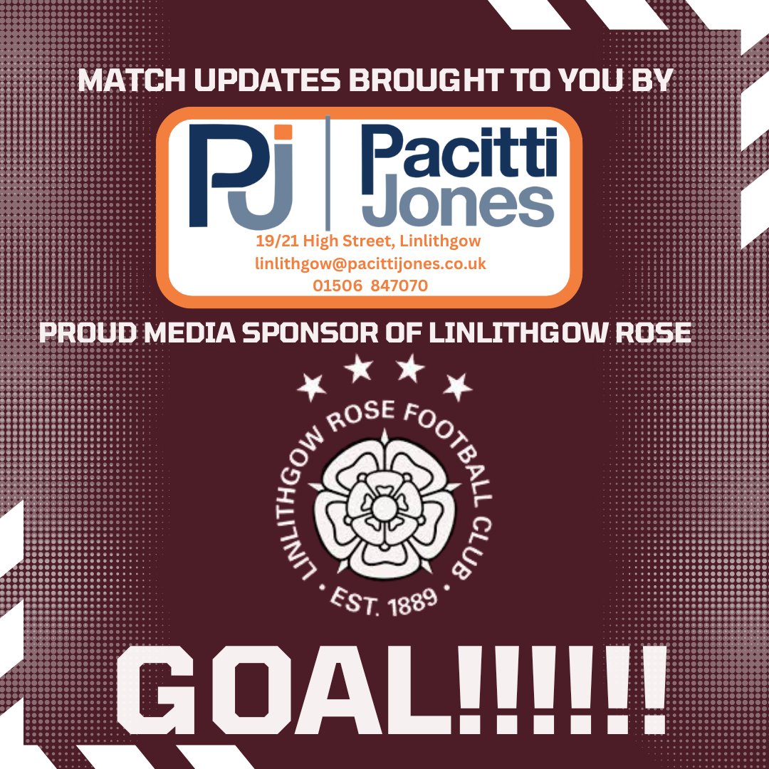 GOOAAALLLL ROSE!!!! 🌹🌹

Paterson again with a ball into the box it hits the post and drops for Laurie Devine to again smash home!!!! 2 nil to the Gallant 🌹⚽️#HTG