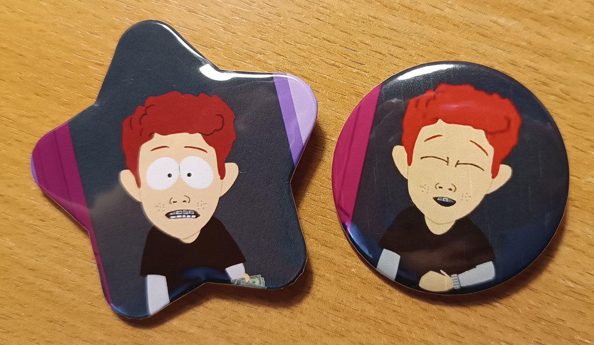 ScottTenorman0's tweet photo. OMGGG, I finally bought the badges with Scott, I'm very glad!! ‹3 #SouthPark #scotttenorman #tenorman https://t.co/fs4zZP4Uvv