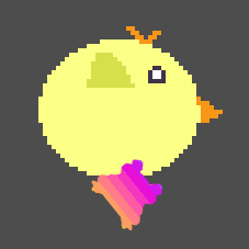 Captain_Onosa's tweet photo. A chick is coming at you with a gradient frog in its talons, what do you do? 

#screenshotsaturday #gamejam #solodevjam #godot #GodotEngine #opensource

Play  "Flapple: Missiles and Marriage"  in your browser for free: https://t.co/qUgaoT8oPs (Mouse or keyboard required) https://t.co/Hf05LL6Tem