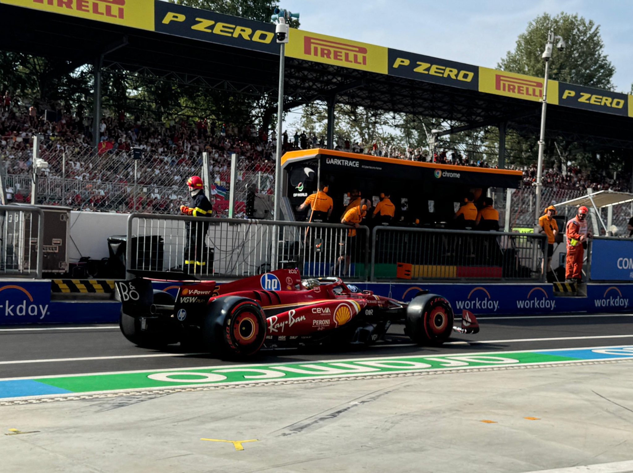 Ferrari SF-24 car at Monza